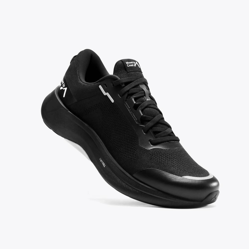 NEW MOUNT TO COAST women's s1 road running shoes in black